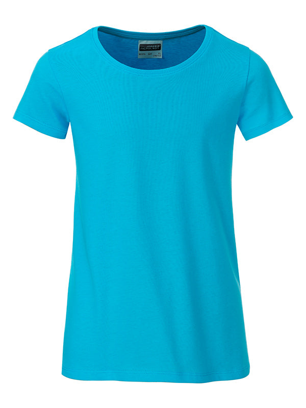 Girl´s Basic-T - Turquoise