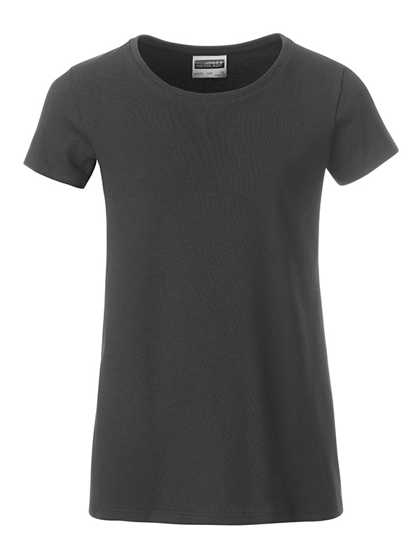 Girl´s Basic-T - Graphite