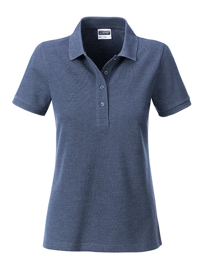 Ladies´ Basic Polo - Light-Denim-Melange