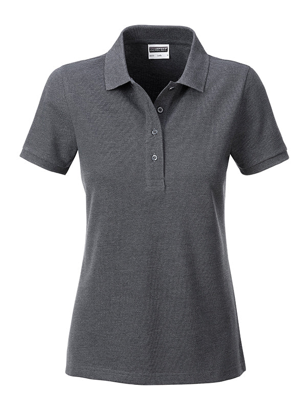 Ladies´ Basic Polo - Black-heather