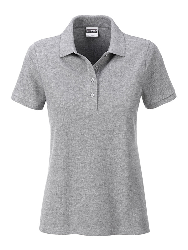 Ladies´ Basic Polo - Grey-Heather