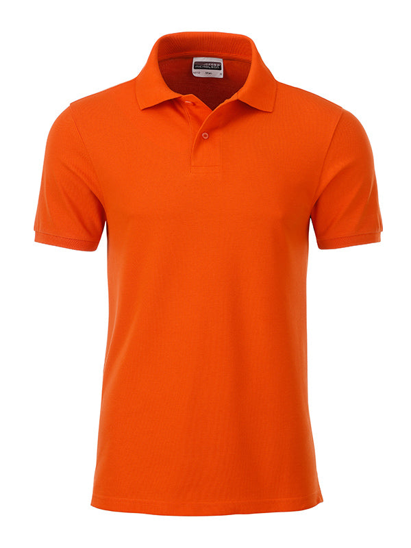 Men´s Basic Polo - Dark-orange