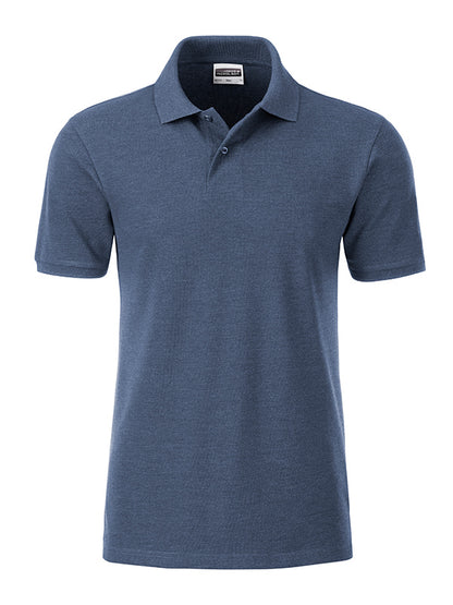 Men´s Basic Polo - Light-Denim-Melange