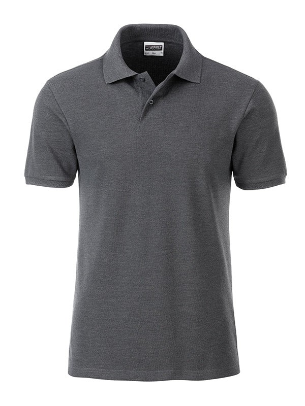 Men´s Basic Polo - Black-heather