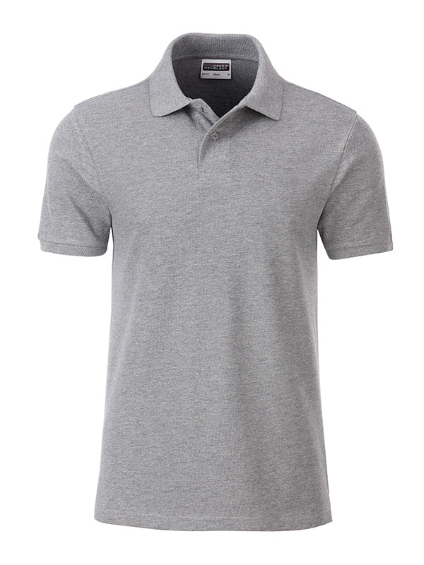 Men´s Basic Polo - Grey-Heather