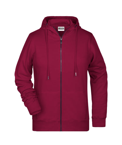Ladies´ Zip Hoody - Wine