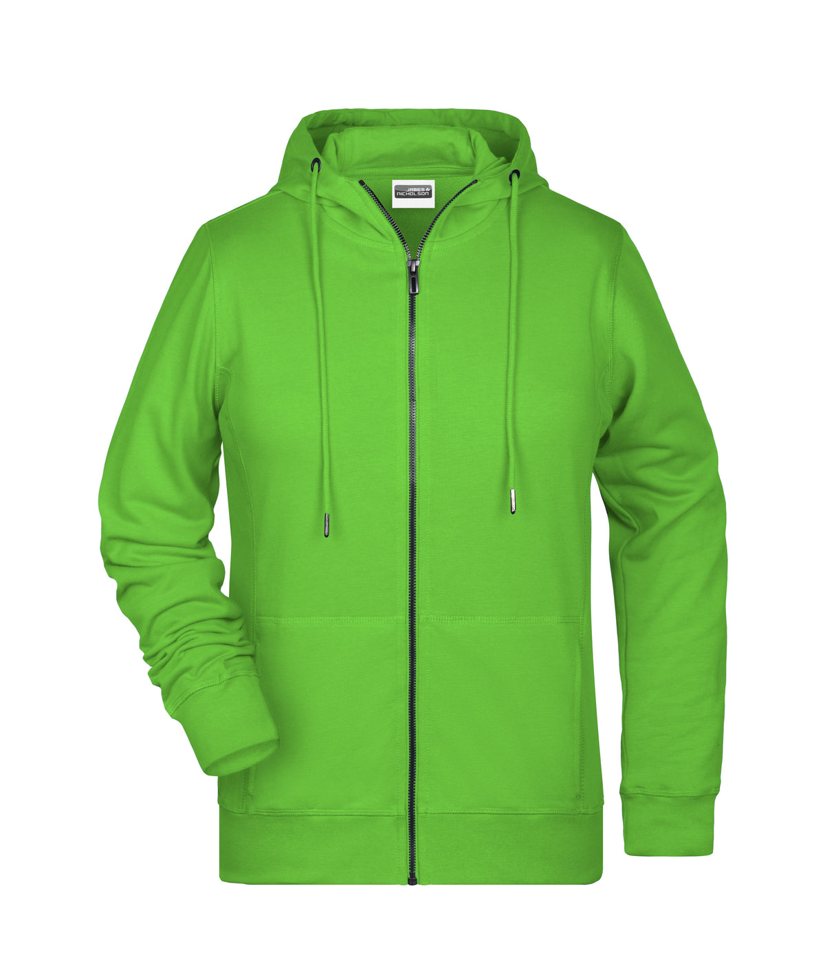 Ladies´ Zip Hoody - Lime-green