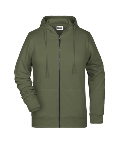 Ladies´ Zip Hoody - Olive