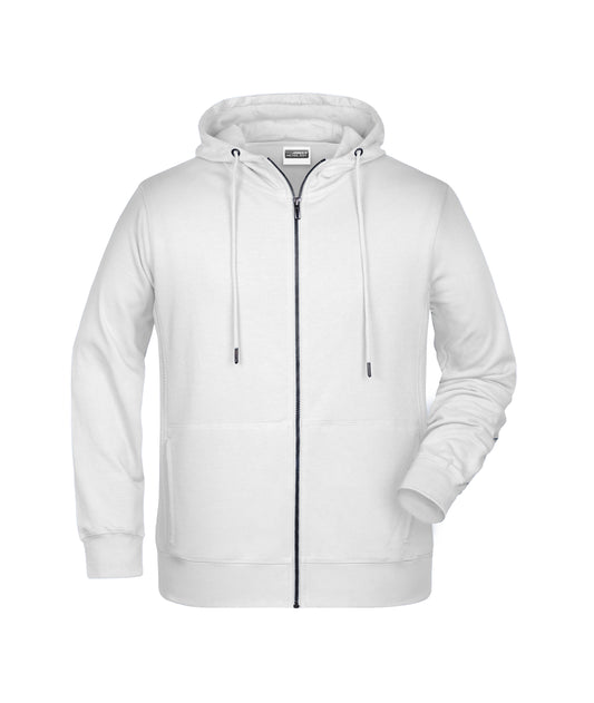 Men´s Zip Hoody - White