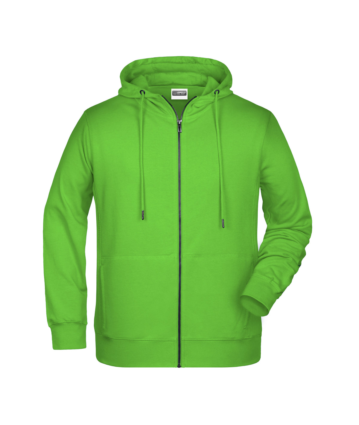 Men´s Zip Hoody - Lime-green