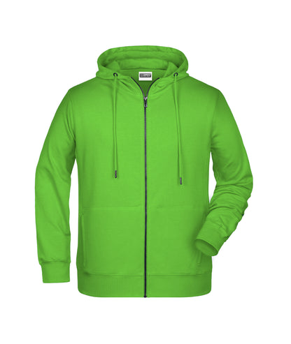 Men´s Zip Hoody - Lime-green