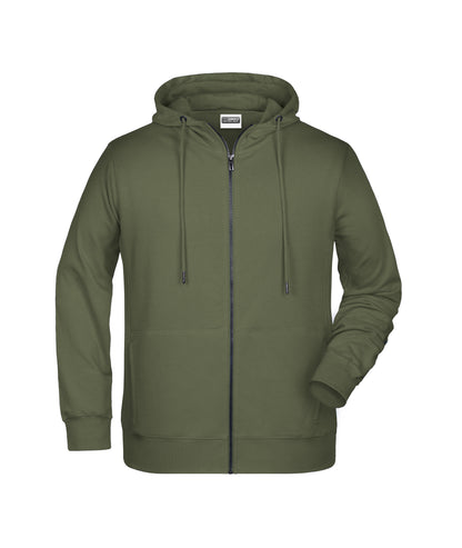 Men´s Zip Hoody - Olive