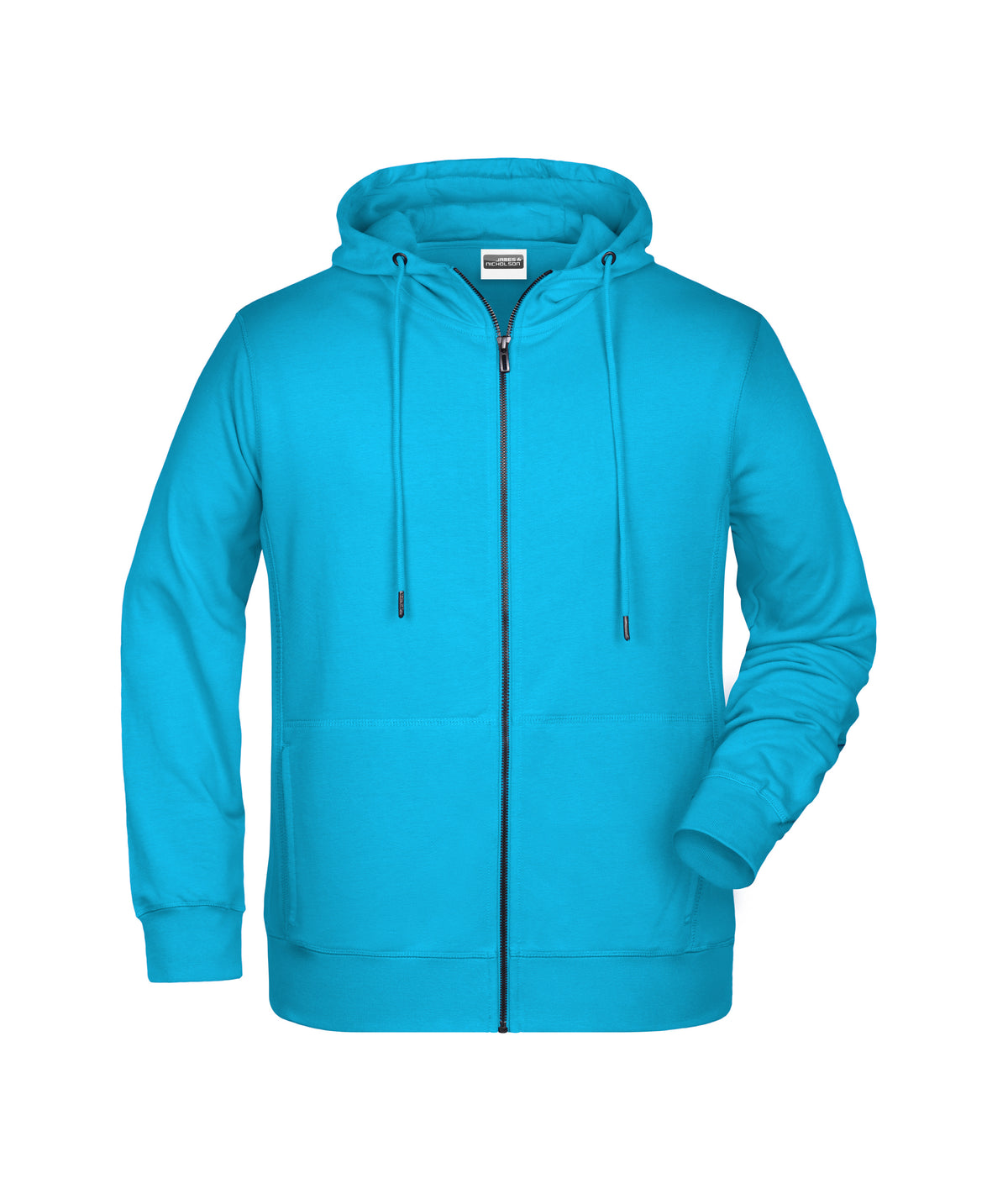Men´s Zip Hoody - Turquoise
