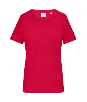 Ladies T-shirt 1:1 Rib - Red