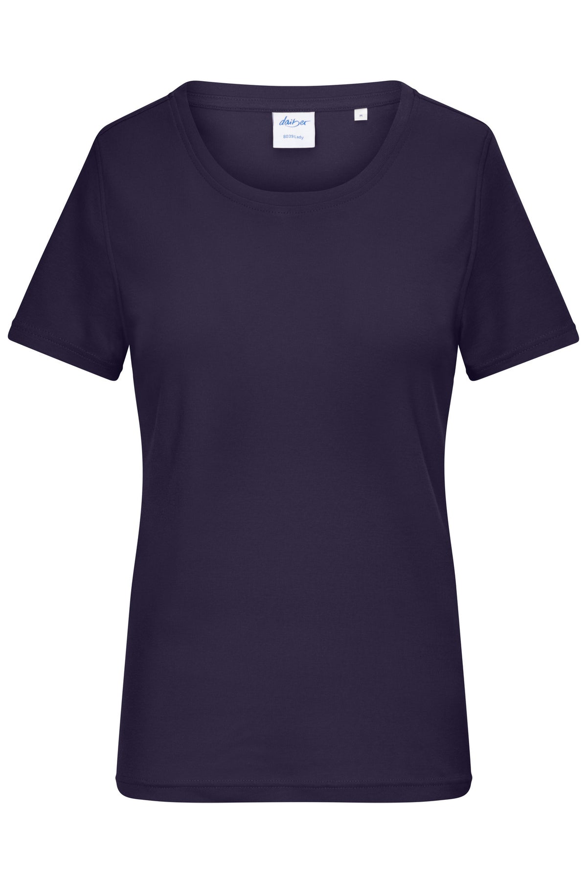 Ladies T-shirt 1:1 Rib - Deep Purple