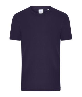 Mens T-shirt 1:1 Rib - Deep Purple
