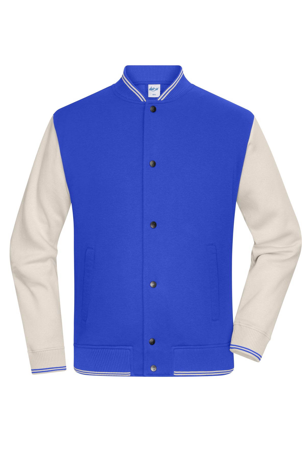 College-Jacket Unisex - Royal/Sand Stone
