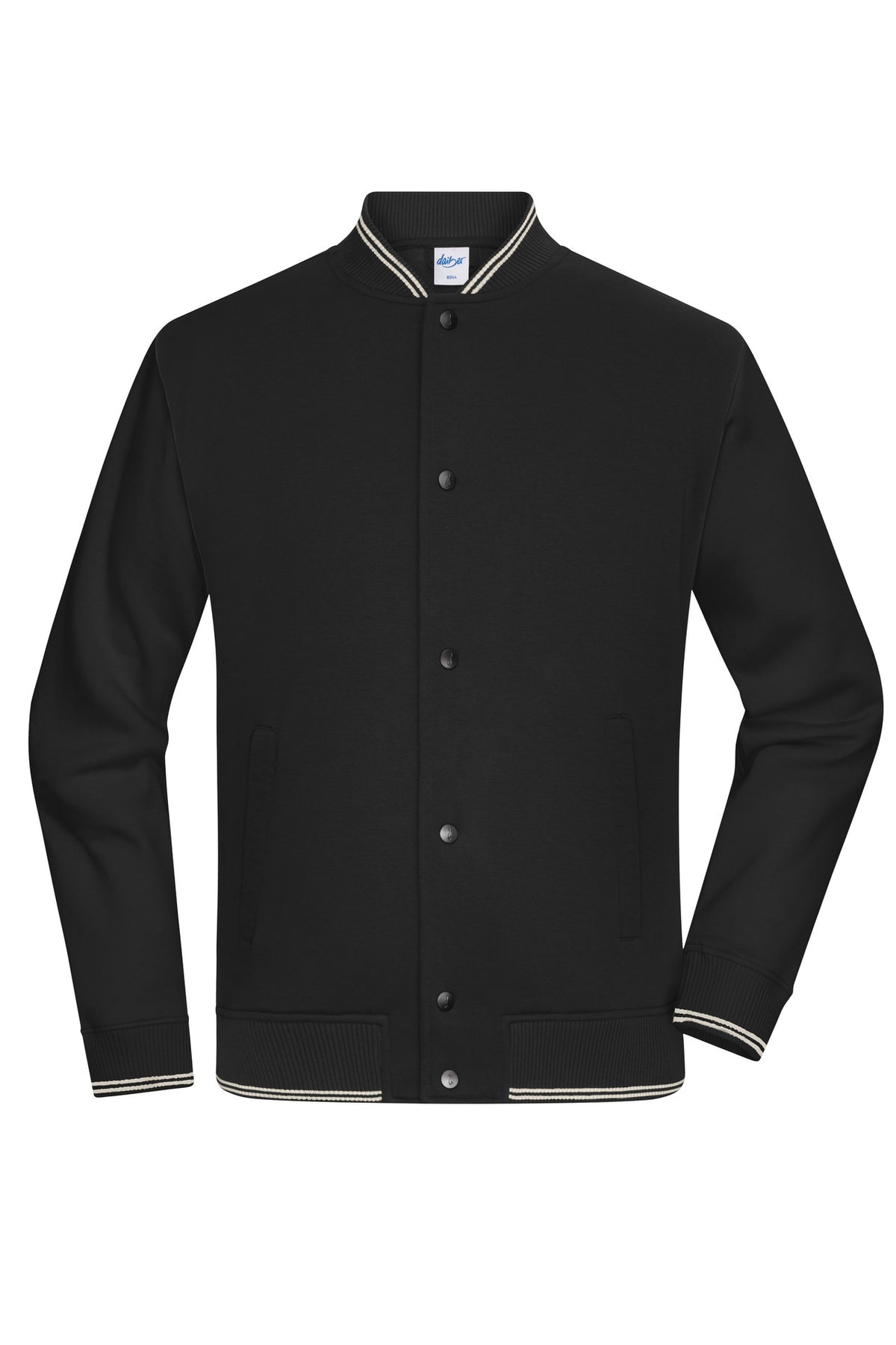 College-Jacket Unisex - Black/Black