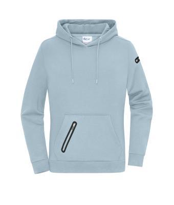 Ladies Hoody Interlock - Milky Blue