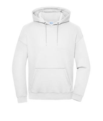 Oversized Sweat Hoody Unisex - White