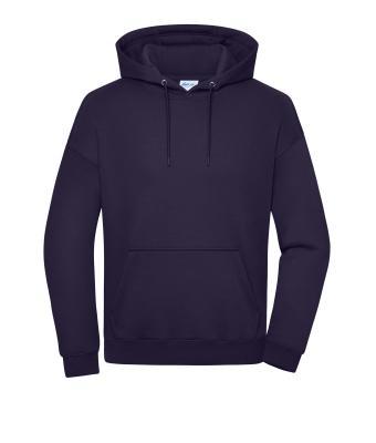 Oversized Sweat Hoody Unisex - Deep Purple