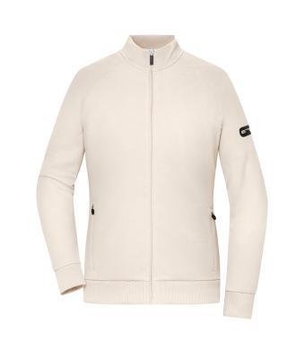 Ladies’ Zip Jacket Interlock - Sand Stone
