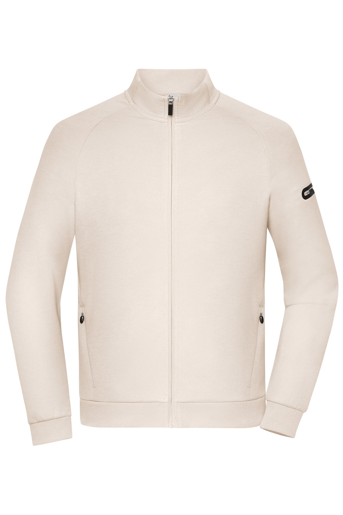 Men’s Zip Jacket Interlock - Sand Stone