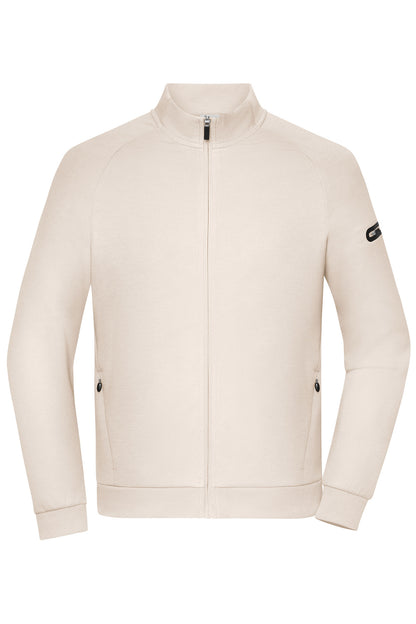 Men’s Zip Jacket Interlock - Sand Stone