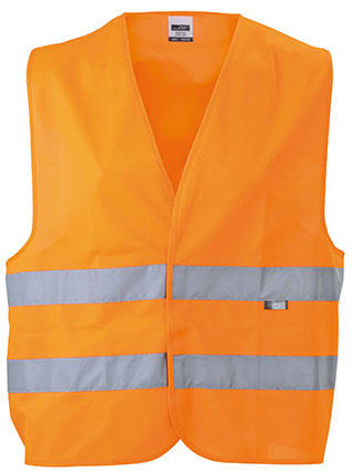 Safety Vest Adults - Fluorescent-Orange