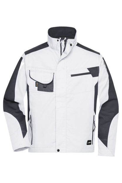 Workwear Jacket - White/Carbon