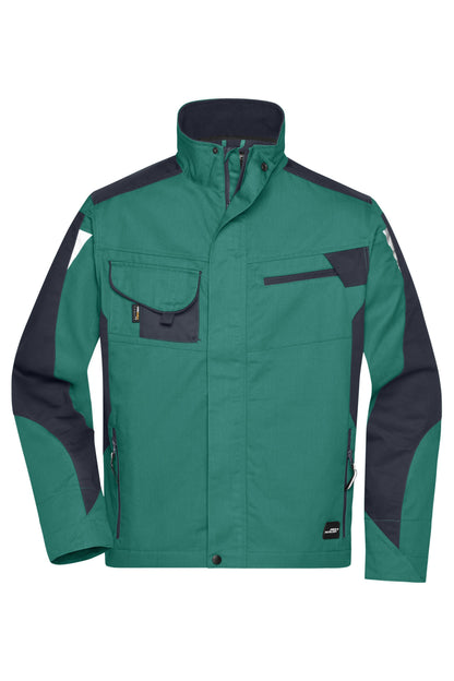 Workwear Jacket - Dark Green/Black