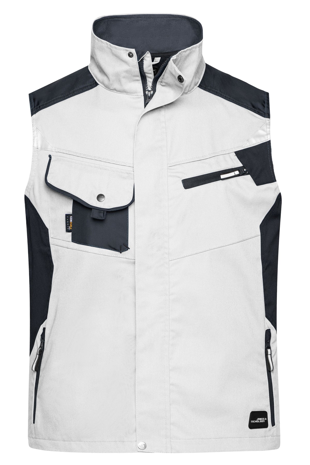 Workwear Vest - White/Carbon