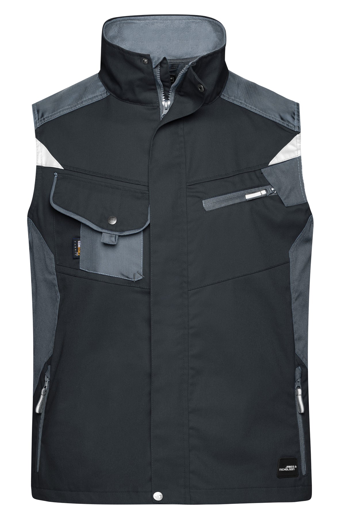 Workwear Vest - Black/Carbon