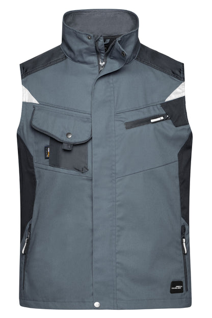 Workwear Vest - Carbon/Black