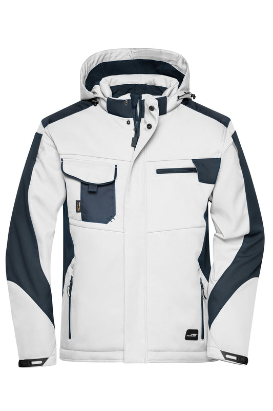Craftsmen Softshell Jakke - White/Carbon