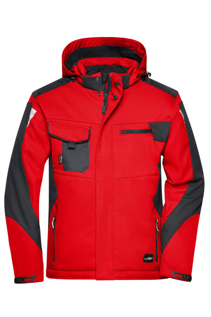 Craftsmen Softshell Jakke - Red/Black