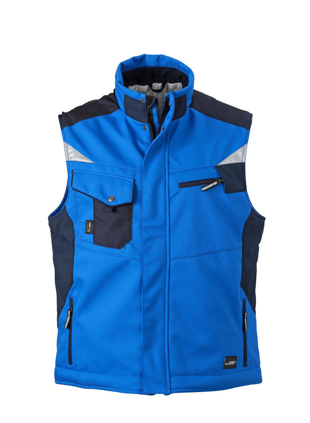 Craftsmen Softshell Vest - Royal/Navy