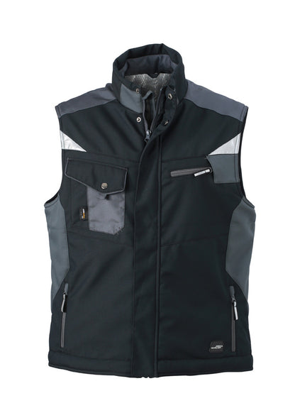 Craftsmen Softshell Vest - Black/Carbon