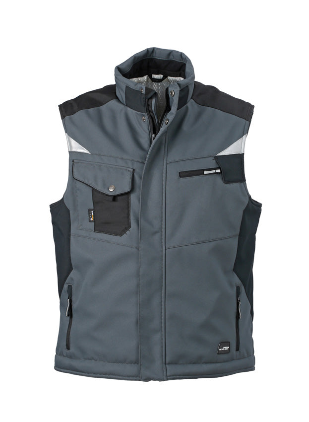 Craftsmen Softshell Vest - Carbon/Black