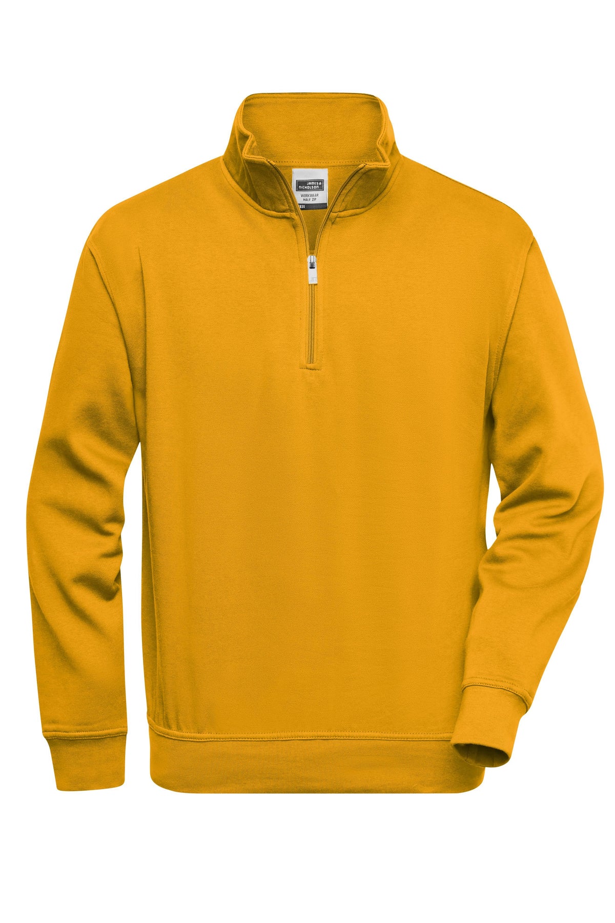 Workwear Half Zip Sweat - Gold-Yellow