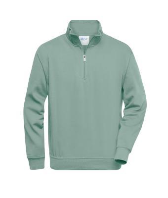 Workwear Half Zip Sweat - Foggy-green
