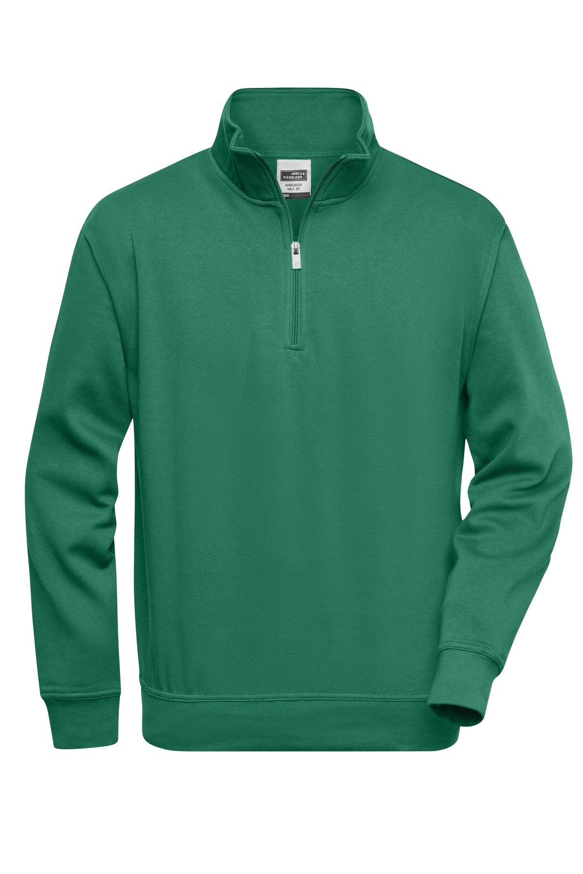 Workwear Half Zip Sweat - Dark-Green