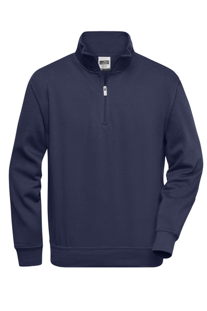 Workwear Half Zip Sweat - Navy