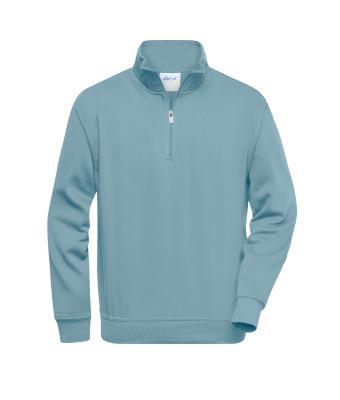 Workwear Half Zip Sweat - Steel Blue