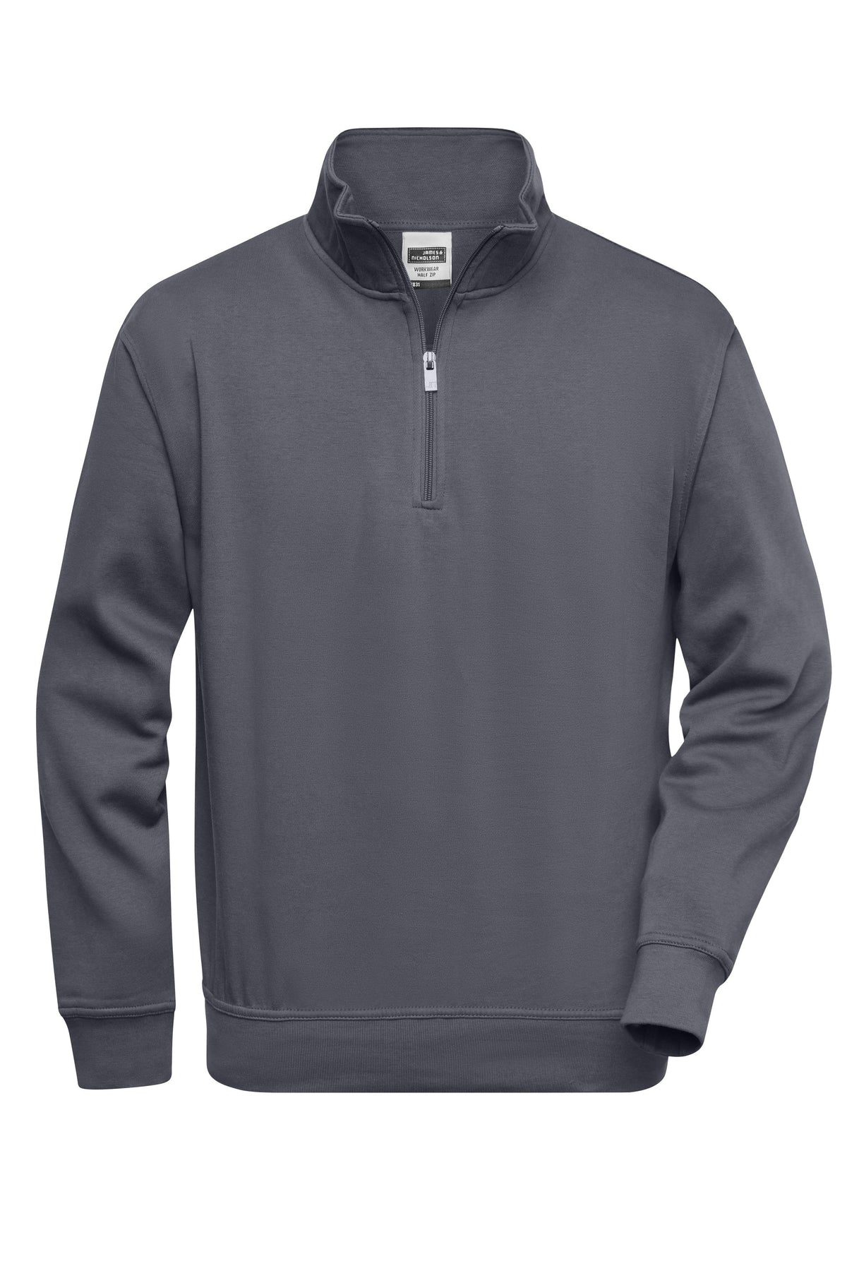 Workwear Half Zip Sweat - Carbon