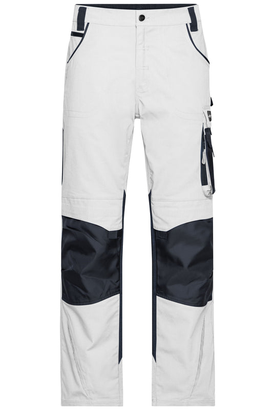 Workwear Pants Long Size - White/Carbon