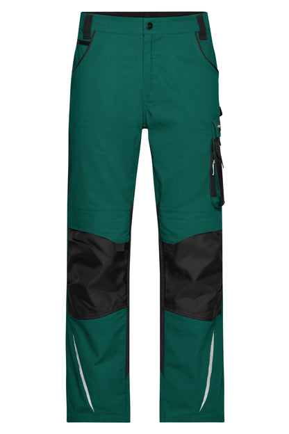 Workwear Pants Long Size - Dark Green/Black