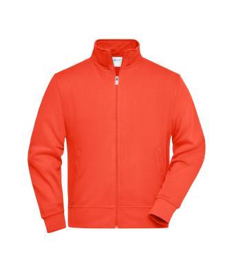 Workwear Sweat Jacket - Spicy-Orange