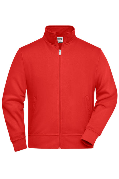 Workwear Sweat Jacket - Red