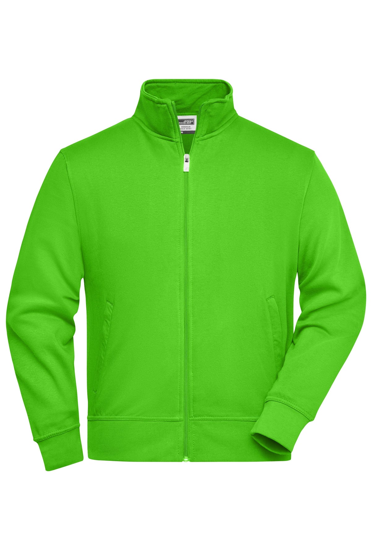 Workwear Sweat Jacket - Lime-green